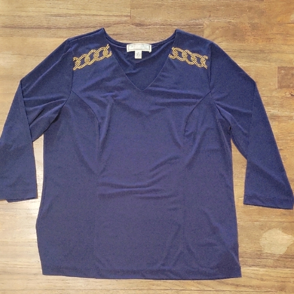 🔵3/$13 SIMONTON Says Blouse